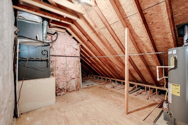 4482 Persimmon St, Evans, GA 30809 - unfinished attic featuring water heater