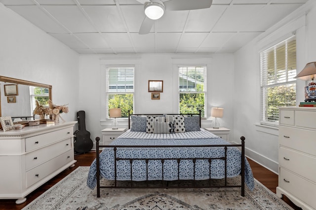 1512 Johns Rd, Augusta, GA 30904 - bedroom featuring multiple windows and dark wood-style floors