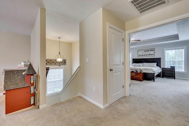4074 Ellington Dr, Grovetown, GA 30813 - corridor featuring an upstairs landing, carpet flooring, and baseboards