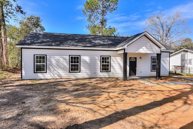 view of ranch-style home