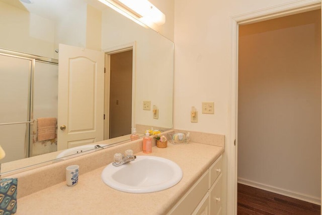 2114 Southlake Pkwy, Augusta, GA 30906 - bathroom with vanity and wood finished floors