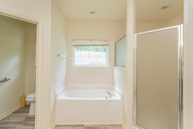 2114 Southlake Pkwy, Augusta, GA 30906 - bathroom with a garden tub and a stall shower