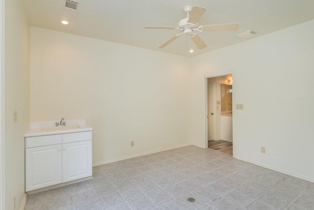 2114 Southlake Pkwy, Augusta, GA 30906 - unfurnished room with ceiling fan and recessed lighting