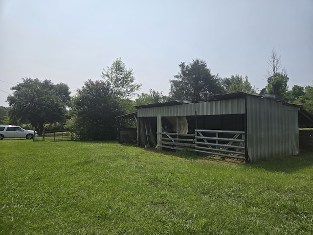1667 Eden Hall Rd, Bradley, SC 29819 - view of grassy yard featuring an outbuilding
