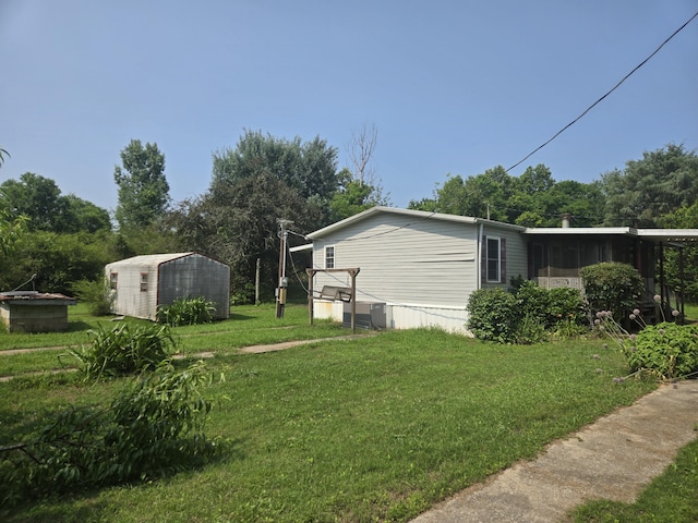 1667 Eden Hall Rd, Bradley, SC 29819 - view of grassy yard with a sunroom