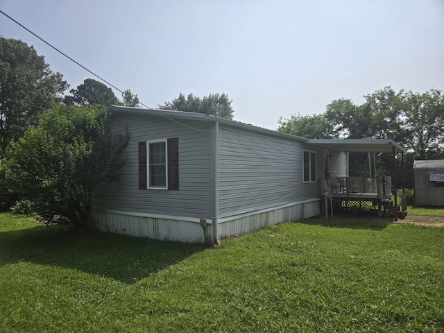 1667 Eden Hall Rd, Bradley, SC 29819 - view of home's exterior with a lawn
