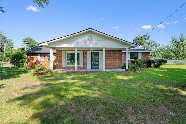 108 Frances Dr, North Augusta, SC 29841 - view of front of house featuring brick siding and covered porch