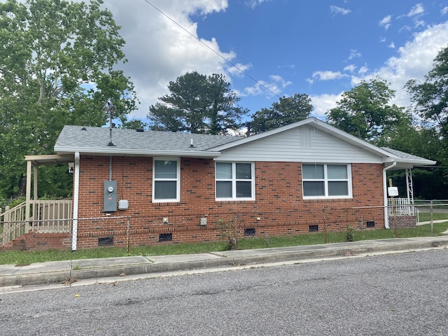2113 Dyer St, Augusta, GA 30901 - view of home's exterior with crawl space and brick siding