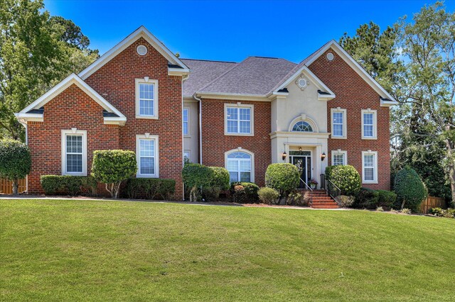 3954 Hammonds Fry, Evans, GA 30809 - colonial home featuring a front lawn and brick siding