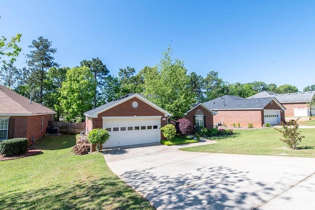 10 Weyanoke Ct, Aiken, SC 29803 - view of front of home featuring a garage, brick siding, and driveway