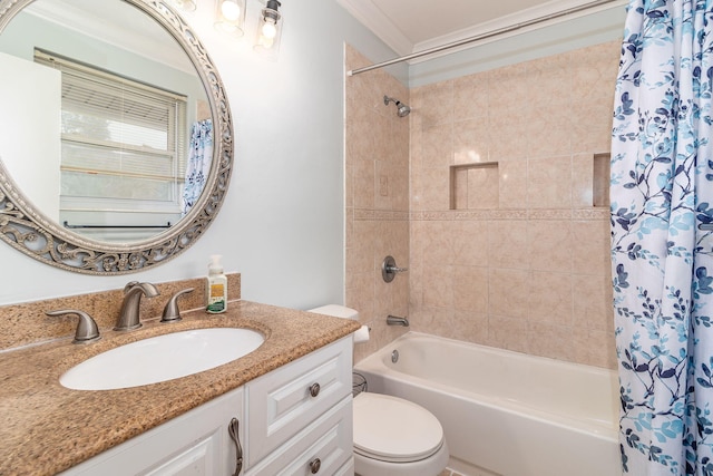 2211 Mura Dr, Augusta, GA 30906 - full bath with shower / bathtub combination with curtain, toilet, and vanity