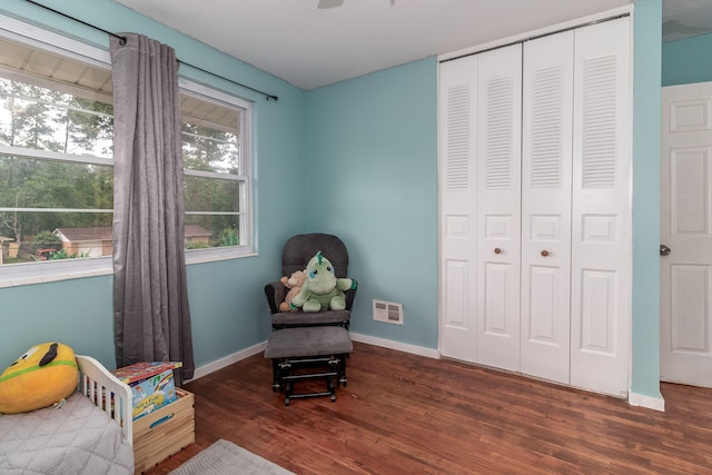 2211 Mura Dr, Augusta, GA 30906 - bedroom with wood finished floors, a closet, and baseboards
