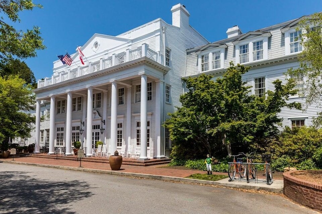 114 Pebble Beach Ct, Aiken, SC 29803 - greek revival inspired property featuring a balcony