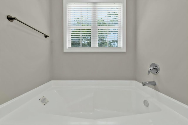 full bathroom featuring a bath