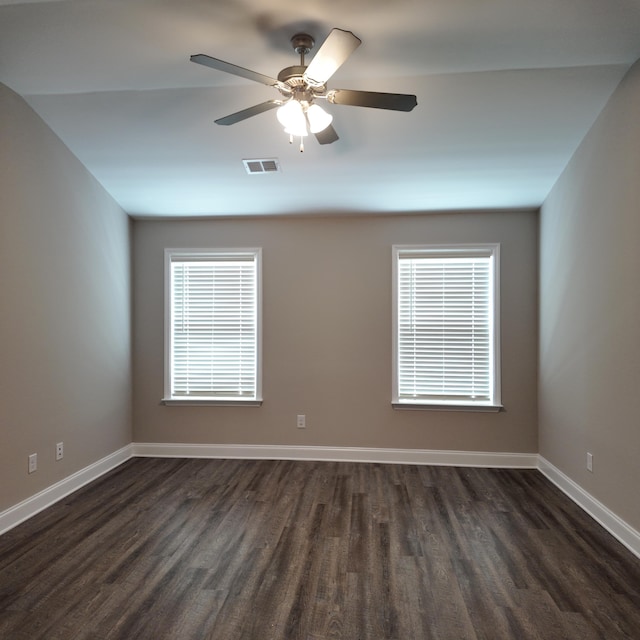 333 Sumac Trl, Evans, GA 30809 - spare room with dark wood finished floors and a ceiling fan