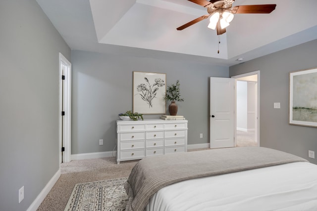 3113 Sunset Maple Trl, Evans, GA 30809 - carpeted bedroom with baseboards and a ceiling fan