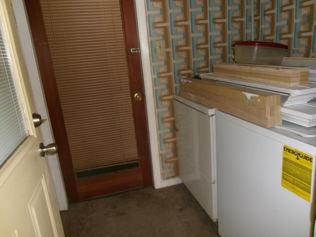 3014 Roxbury Ct, Augusta, GA 30906 - laundry area featuring washer and dryer and carpet floors