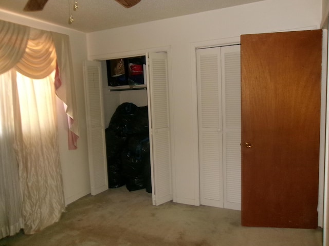 3014 Roxbury Ct, Augusta, GA 30906 - unfurnished bedroom with light colored carpet and two closets