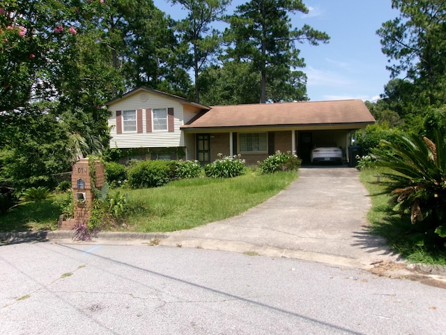 3014 Roxbury Ct, Augusta, GA 30906 - view of front of house featuring asphalt driveway and a carport