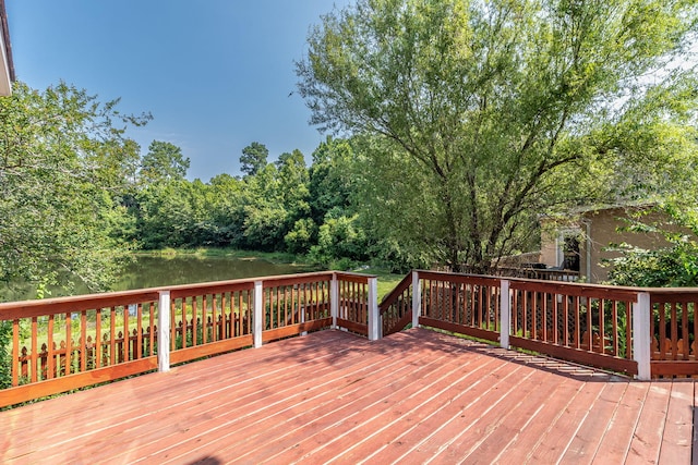 2531 Tupelo Dr, Augusta, GA 30909 - deck featuring a water view