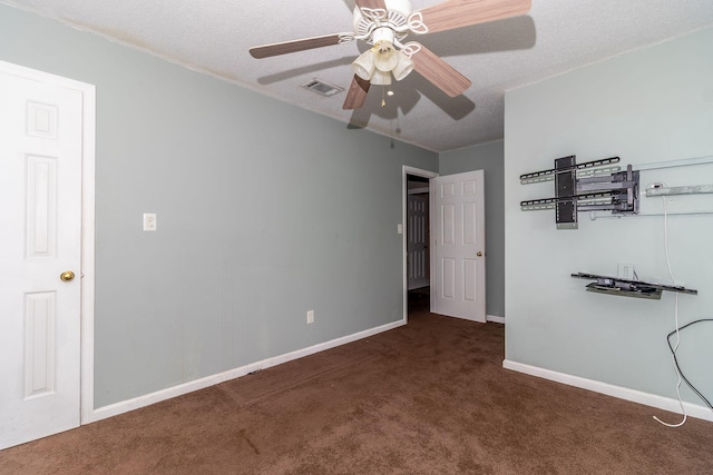 2531 Tupelo Dr, Augusta, GA 30909 - unfurnished bedroom featuring carpet, a ceiling fan, and a textured ceiling