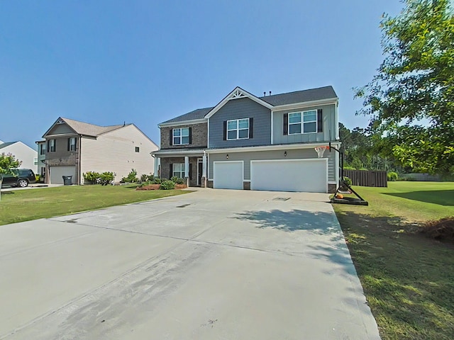 4706 Southwind Rd, Evans, GA 30809 - view of front facade featuring a garage and concrete driveway