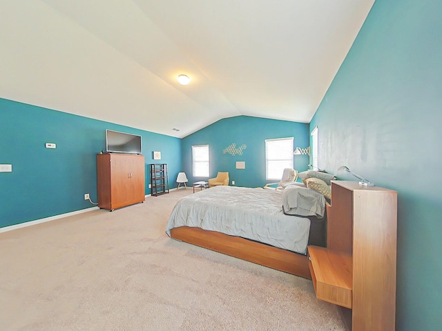 4706 Southwind Rd, Evans, GA 30809 - bedroom featuring lofted ceiling, carpet, and baseboards