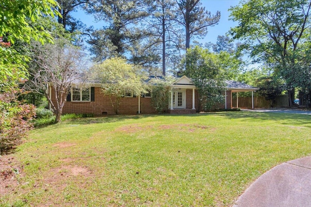 427 Ashland Dr, Augusta, GA 30909 - ranch-style home featuring brick siding and crawl space