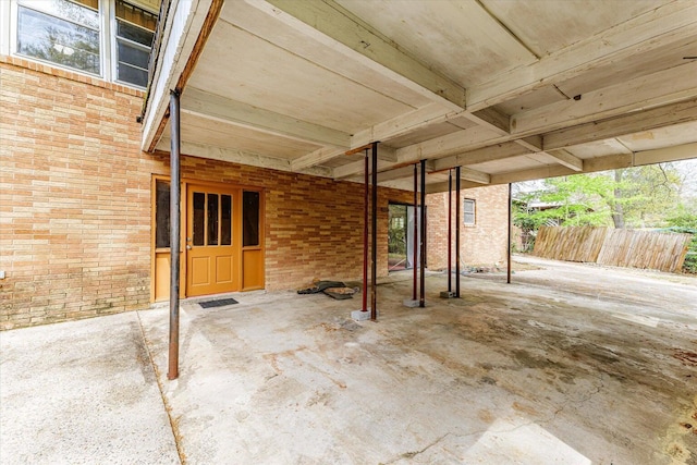 2216 Silverdale Rd, Augusta, GA 30906 - view of patio / terrace featuring an attached carport