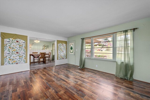 2216 Silverdale Rd, Augusta, GA 30906 - unfurnished living room featuring wood finished floors