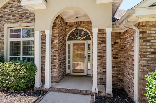 1382 Shadow Oak Dr, Evans, GA 30809 - property entrance with brick siding and covered porch