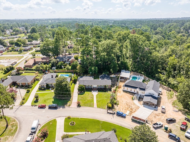 3076 Westwood Rd, Augusta, GA 30909 - aerial perspective of suburban area with a forest