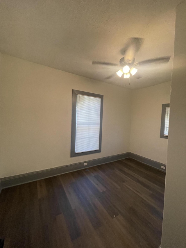 1835 Fenwick St, Augusta, GA 30904 - spare room with dark wood-style floors and a ceiling fan