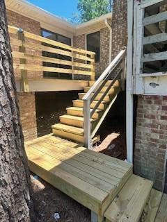 4521 Zola Dr, Evans, GA 30809 - deck with stairway