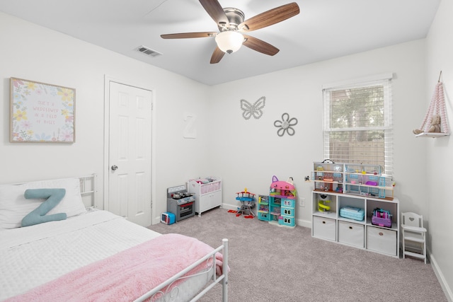3973 Concord Pl, Martinez, GA 30907 - carpeted bedroom featuring a ceiling fan and baseboards