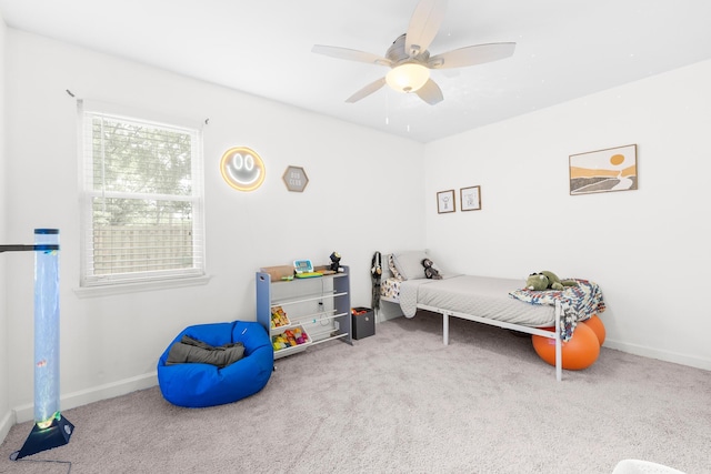 3973 Concord Pl, Martinez, GA 30907 - bedroom with carpet flooring and a ceiling fan