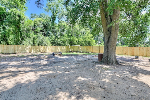 2001 Hiram Rd, Augusta, GA 30904 - fenced backyard featuring a playground