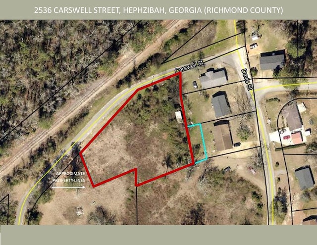 2536 Carswell St, Hephzibah GA, 30815 land for sale