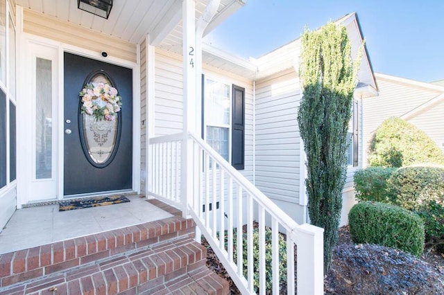 view of property entrance