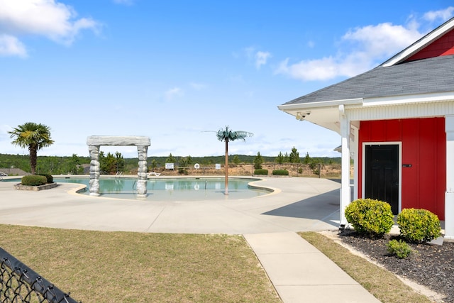 7058 Summerton Dr, Augusta, GA 30909 - pool with a lawn and a patio