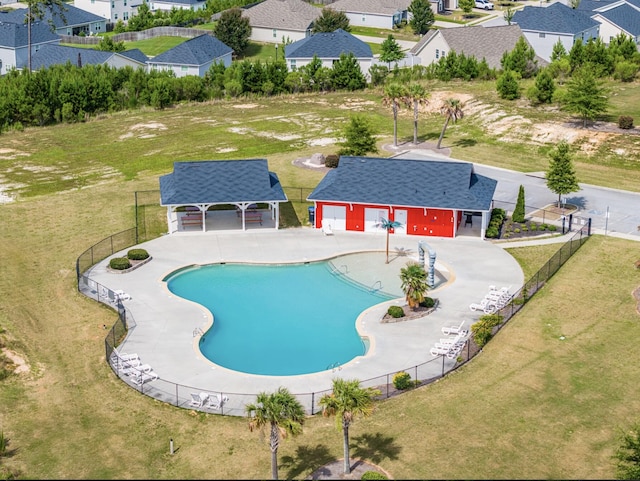 7058 Summerton Dr, Augusta, GA 30909 - community pool with fence and a lawn