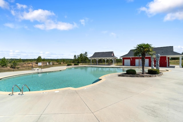 7058 Summerton Dr, Augusta, GA 30909 - pool featuring fence, a patio, and a gazebo