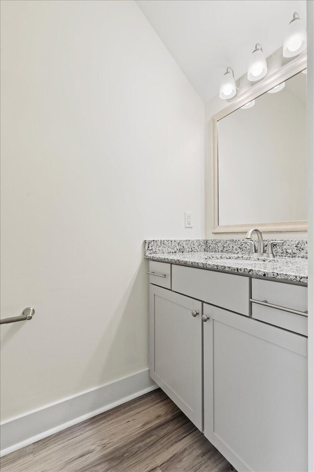 1404 Feldspar Ct, Augusta, GA 30909 - bathroom featuring vanity and wood finished floors