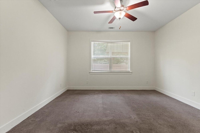 1404 Feldspar Ct, Augusta, GA 30909 - spare room with carpet and ceiling fan