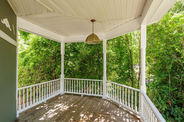 223 E Robert Toombs Ave, Washington, GA 30673 - view of wooden deck