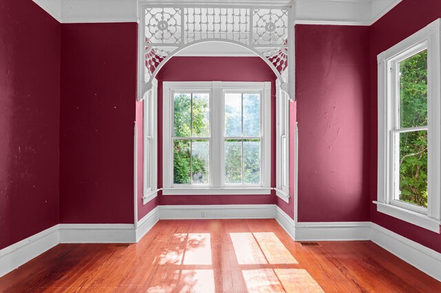 223 E Robert Toombs Ave, Washington, GA 30673 - unfurnished room with wood finished floors and baseboards