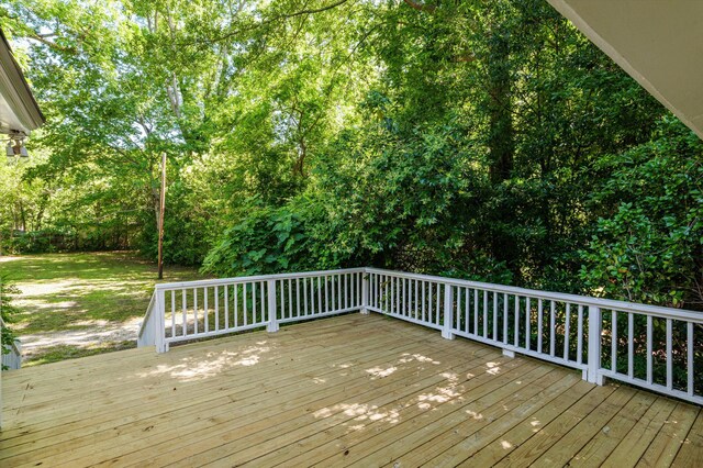 223 E Robert Toombs Ave, Washington, GA 30673 - view of wooden terrace