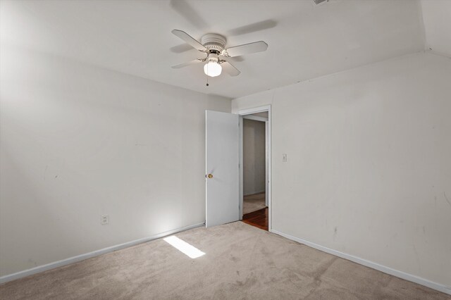 223 E Robert Toombs Ave, Washington, GA 30673 - empty room featuring carpet floors, ceiling fan, and baseboards
