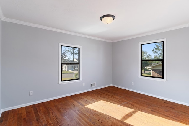 3413 Sutton Pl, Augusta, GA 30906 - unfurnished room with baseboards, ornamental molding, visible vents, and plenty of natural light