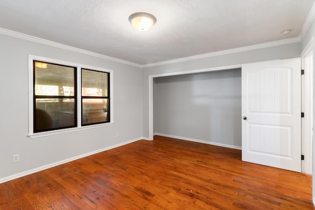 3413 Sutton Pl, Augusta, GA 30906 - empty room featuring baseboards, wood finished floors, and ornamental molding